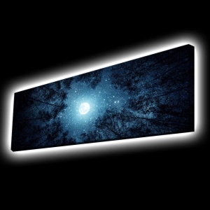 Πίνακας με LED Urban Denizen Πολύχρωμο 30x90 cm - Img 2