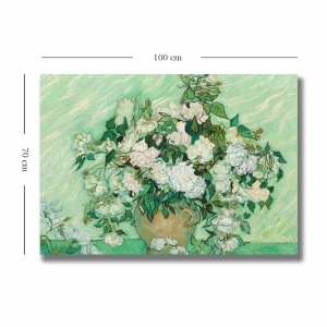 Πίνακας Camellia Dawn Πολύχρωμο 70x100 cm - Img 3