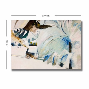 Πίνακας Floral Burst Πολύχρωμος 70x100 cm - Img 3