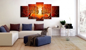 Πίνακας - Heat of Love 200x100 cm - Img 2