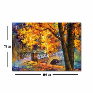 Πίνακας Rainbow Canvas Πολύχρωμος 70x100x3 cm - Img 4
