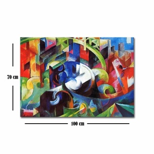Πίνακας Rainbow Palette 2 Πολύχρωμος 70x100x3 cm - Img 4