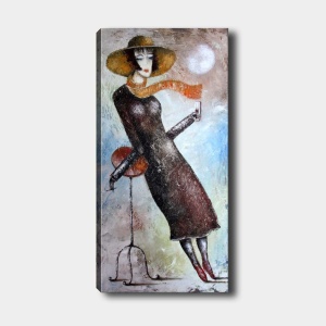 Πίνακας Roma Fiore Πολύχρωμος 50x120 cm - Img 2