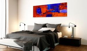Πίνακας - Sapphire Cave 135x45 cm - Img 2