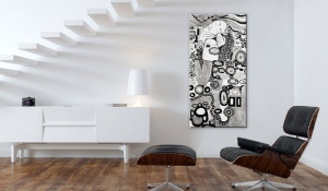 Πίνακας - Silver Love 60x120 cm - Img 2