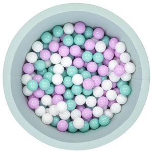 Πισίνα με μπαλάκια Bubble Pops v1 Μέντα 85x85x30 cm - Img 2