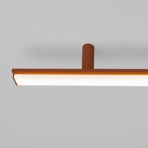 Πλαφονιέρα LED Lagom, Κόκκινη, 4000K, 181x4x7 cm - Img 5