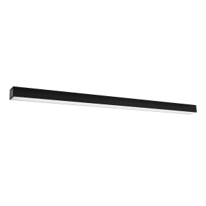 Πλαφονιέρα LED Pinne, Μαύρη, 4000K, 118x6x6 cm