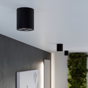 Πλαφονιέρα LED Zoe, Μαύρη, 4000K, 7.2x7.2x8.3 cm - Img 7