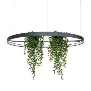 Πολυέλαιος LED Rio Bio 110, Μαύρος, 3000K, 110x110x200 cm
