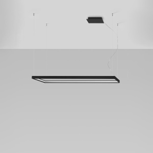 Πολυέλαιος LED Tuula, Μαύρος, 4000K, 130x40x150 cm - Img 2