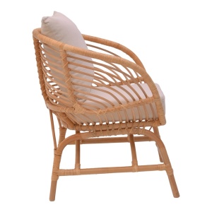 Πολυθρόνα Κήπου Caxen Boho Pako World Φυσικό 72x63x75 cm - Img 3