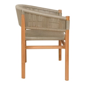Πολυθρόνα Κήπου Kajone Boho Pako World Κρεμ 62x55x75 cm - Img 3