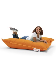 Πολυθρόνα Πουφ Κήπου Cushion Πορτοκαλί 100x100x20 cm - Img 2