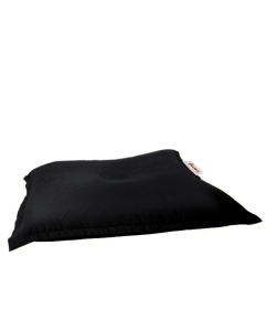 Πολυθρόνα Πουφ Κήπου Cushion Pouf Μαύρο 100x100x20 cm - Img 10