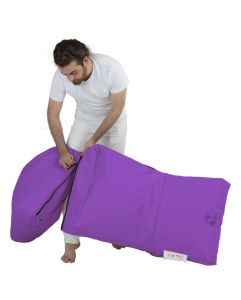 Πολυθρόνα Πουφ Κήπου Siesta Βιολετί 180x55x40 cm - Img 2