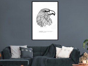Πόστερ - Symbol of Freedom, με μαύρη κορνίζα, 20x30 cm - Img 2