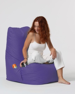 Πουφ beanbag κήπου Diamond Μωβ
