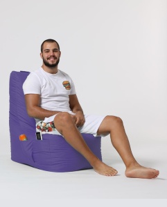 Πουφ beanbag κήπου Diamond Μωβ - Img 13