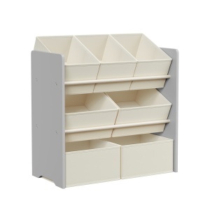 Ράφι αποθήκευσης παιχνιδιών Songmics Γκρι 62.5x29.5x60 cm