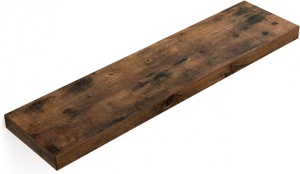 Ράφι τοίχου, LWS28BX, Καρυδί, 80x20x3.8 cm