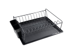 Ράφι στραγγίσματος πιάτων SM011 Μαύρο 35.5x29.5x11 cm - Img 2
