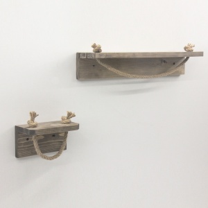 Ράφι Aa131 Καρυδί 50x10x9 cm - Img 3