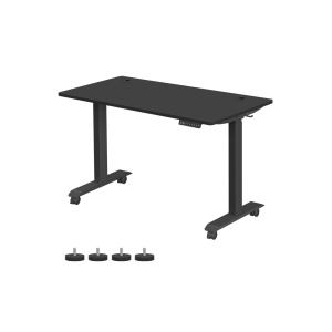 Ρυθμιζόμενο γραφείο Songmics Μαύρο 140x70x117 cm