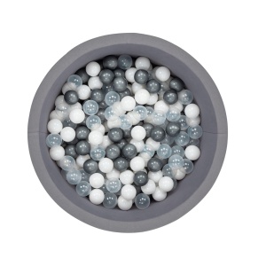 Σετ πισίνα με μπαλάκια Bubble Pops 150 Γκρι 85x85x30 cm - Img 8