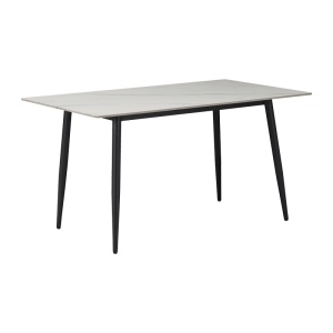 Σετ τραπέζι και καρέκλες 5 τεμ. Azori-Gustas Ανθρακί 120x60x75 cm - Img 5