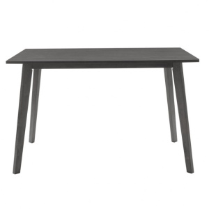 Σετ τραπέζι και καρέκλες Benson-Orlean 5 τεμάχια Γκρι Rustic 120x75x75 cm - Img 5