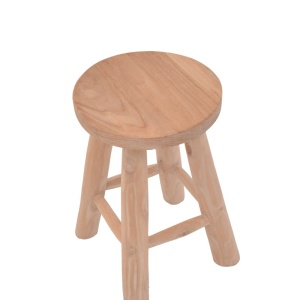 Σκαμπό Verenity Boho Pako World Φυσικό 30x30x45 cm - Img 3