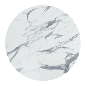 Στρογγυλή επιφάνεια τραπεζιού Solace B Pako World Λευκό 70x70x2.5 cm