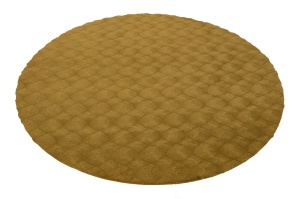 Στρογγυλό Χαλί Diamond Cut Κίτρινο inchis 120x120 cm - Img 6