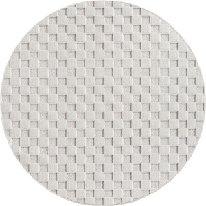 Στρογγυλό Χαλί Helix V4 Κρεμ 120x120 cm - Img 2
