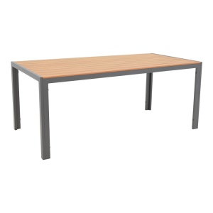 Τραπέζι κήπου Nares Γκρι 180x90x72.5 cm