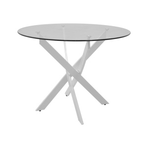 Τραπέζι Antoro Λευκό 80x80x75 cm