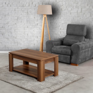 Τραπεζάκι σαλονιού Shelf - Walnut