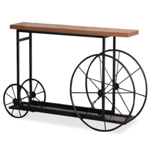 Τραπεζάκι Bike Μαύρο 148x28x85 cm