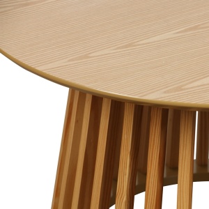 Τραπεζάκι σαλονιού Domonic, Pako World, MDF, Natural, 80x80x45 cm - Img 3