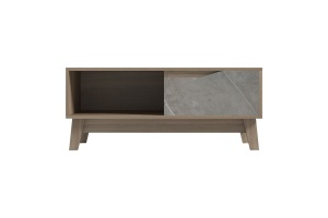 Τραπεζάκι σαλονιού Judas Sonoma Μπεζ marmura90x45x38.5 cm - Img 4