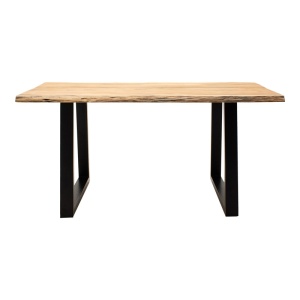 Τραπέζι Miles Slim Boho, Pako World, ξύλο ακακίας, Φυσικό, 180x90x76 cm - Img 3