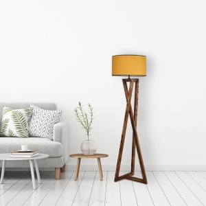 Φωτιστικό Δαπέδου Macka Καφέ 45x150 cm