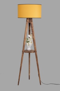 Φωτιστικό Δαπέδου Sehbali Καφέ 45x45x153 cm - Img 3