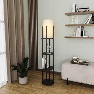 Φωτιστικό Δαπέδου Shelf Μαύρο 25x25x130 cm - Img 3