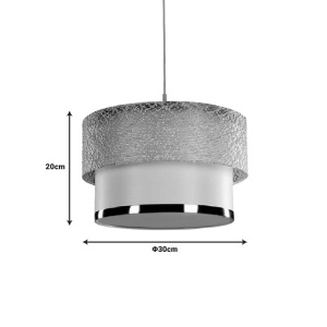 Φωτιστικό οροφής PWL-1090 Pako World Λευκό 30x30x20 cm - Img 2