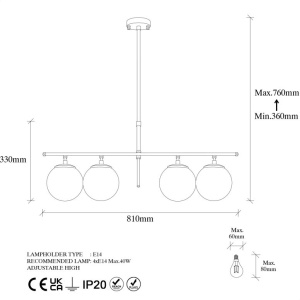 Φωτιστικό οροφής Roe - 10780 Χρυσό γυαλιστερό - Img 6