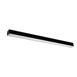 Φωτιστικό τοίχου LED Pinne, Μαύρο, 3000K, 90x6x6 cm