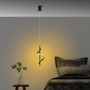 Φωτιστικό οροφής Likma Μαύρο 16x50-100x16 cm