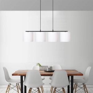 Φωτιστικό οροφής Valiz Μαύρο 110x25x120 cm